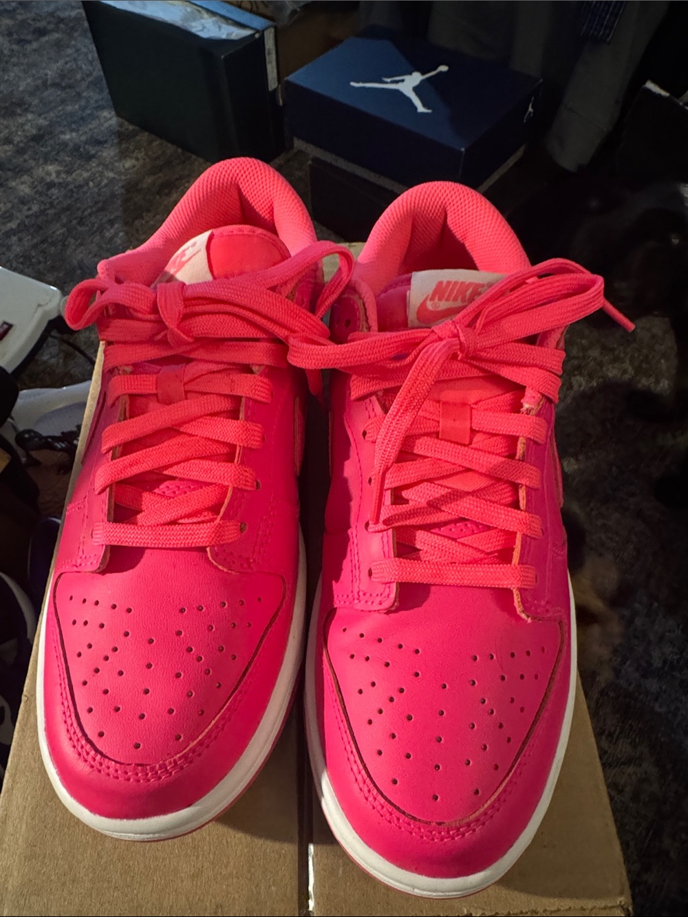Nike Women’s Bright Pink Low-Top Sneakers